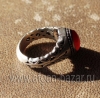 Винтажный шиитский мужской перстень с сердоликом.  Иран, 20 в. Размер - 20