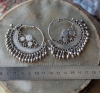 Старые племенные серьги - височные подвески (Kuchi tribal jewelry)