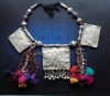 Старое кашмирское племенное колье с амулетами Тавиз (Tribal Kuchi Jewelry). Паки