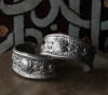 Пара старинных казахских браслетов. Туркестан (Казахстан), 19-й - первая половин