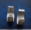 Пара старинных казахских браслетов. Туркестан (Казахстан), 19-й - первая половин