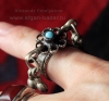 Перстень с бубенчиками, сделанный из деталей старых афганских украшений