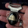 Подвеска в виде туарегского амулета с черным агатом