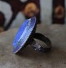 Традиционный мультанский перстень с эмалью и лазуритом