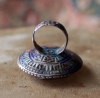 Традиционный мультанский перстень с эмалью и лазуритом.  Пакистан, Мультан, перв