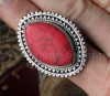 Афганский перстень с коралловой мастикой