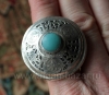 Перстень в иранском стиле с бирюзовой мастикой. Пакистан, Пешавар, современная р