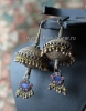 Старые племенные серьги - височные подвески (Kuchi tribal jewelry)
