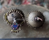 Старые племенные серьги - височные подвески (Kuchi tribal jewelry)