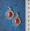 Серьги в казахском стиле. Afghan Vintage Kazakh Stile Tribal Earrings