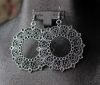 Серьги в восточном стиле из ювелирного сплава