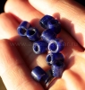 Бусины ручной работы из синего стекла. Турция, современная работа