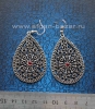 Турецкие серьги в восточном стиле -  Oriental Ottoman Style Silver plated Tribal