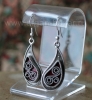 Серьги в казахском стиле. Afghan Vintage Kazakh Stile Tribal Earrings